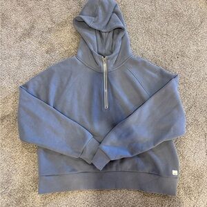 Vuori Blue Half-Zip Hoodie Women’s xxl